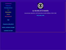 Tablet Screenshot of grottadicristallo.com